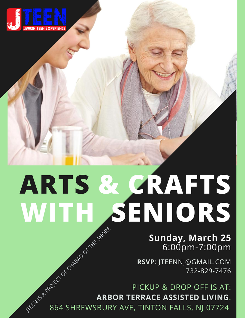 Arts & crafts with seniors
